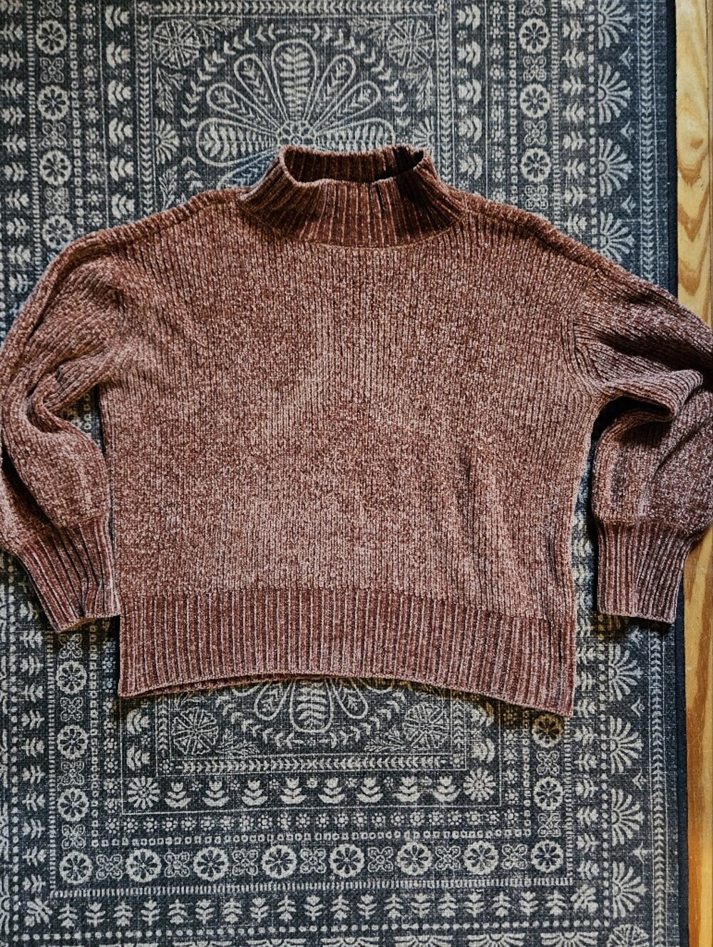 Cynthia Rowley Plush Mock-Turtleneck Sweater